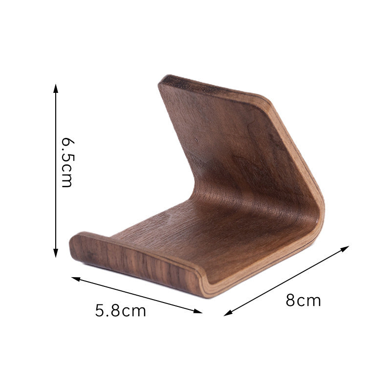 Walnut Wood Mobile Phone Stand