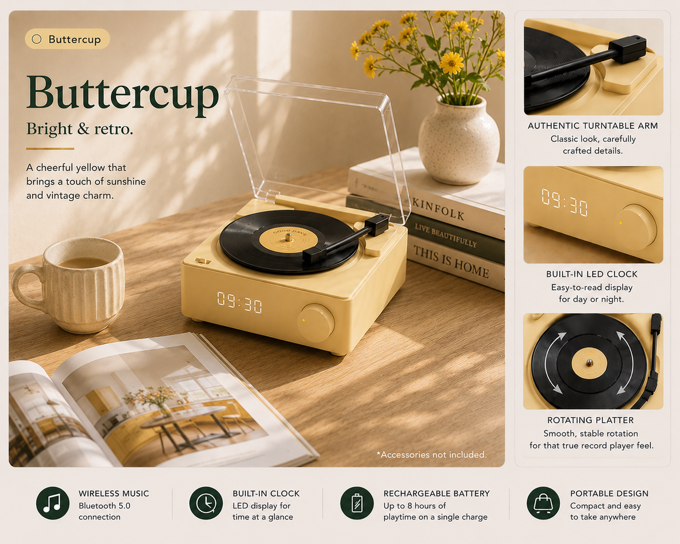 Rewind Vinyl Speaker
