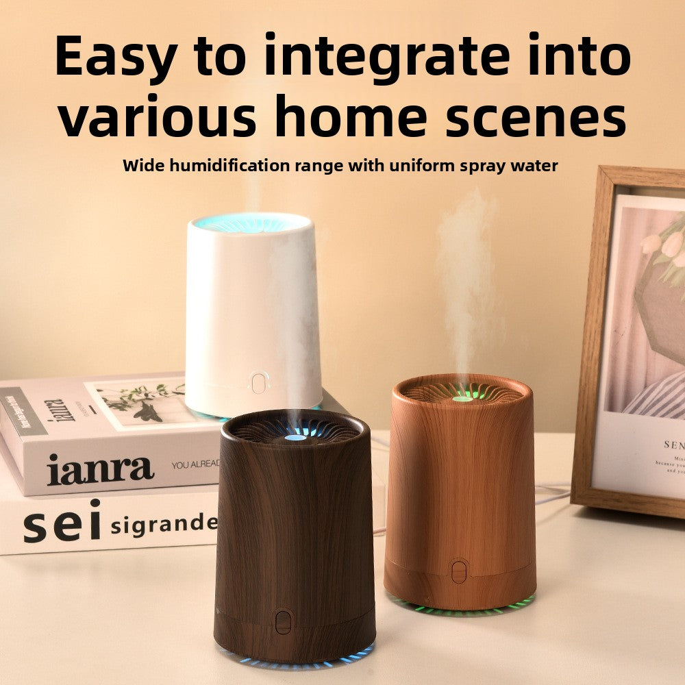Wood Grain Ultrasonic Aromatherapy Humidifier