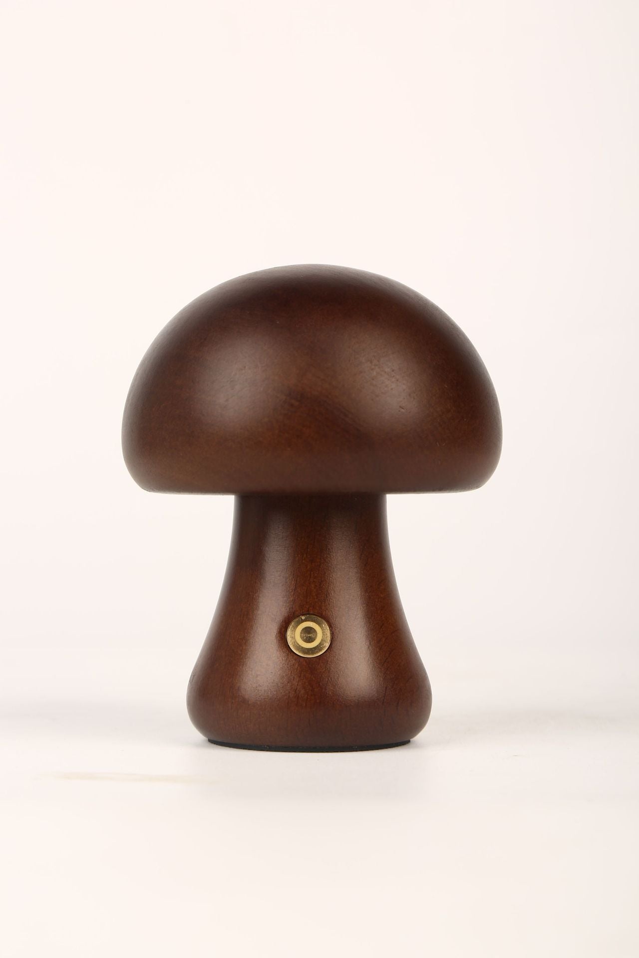 Wooden Mushroom Rechargeable Touch Lamp