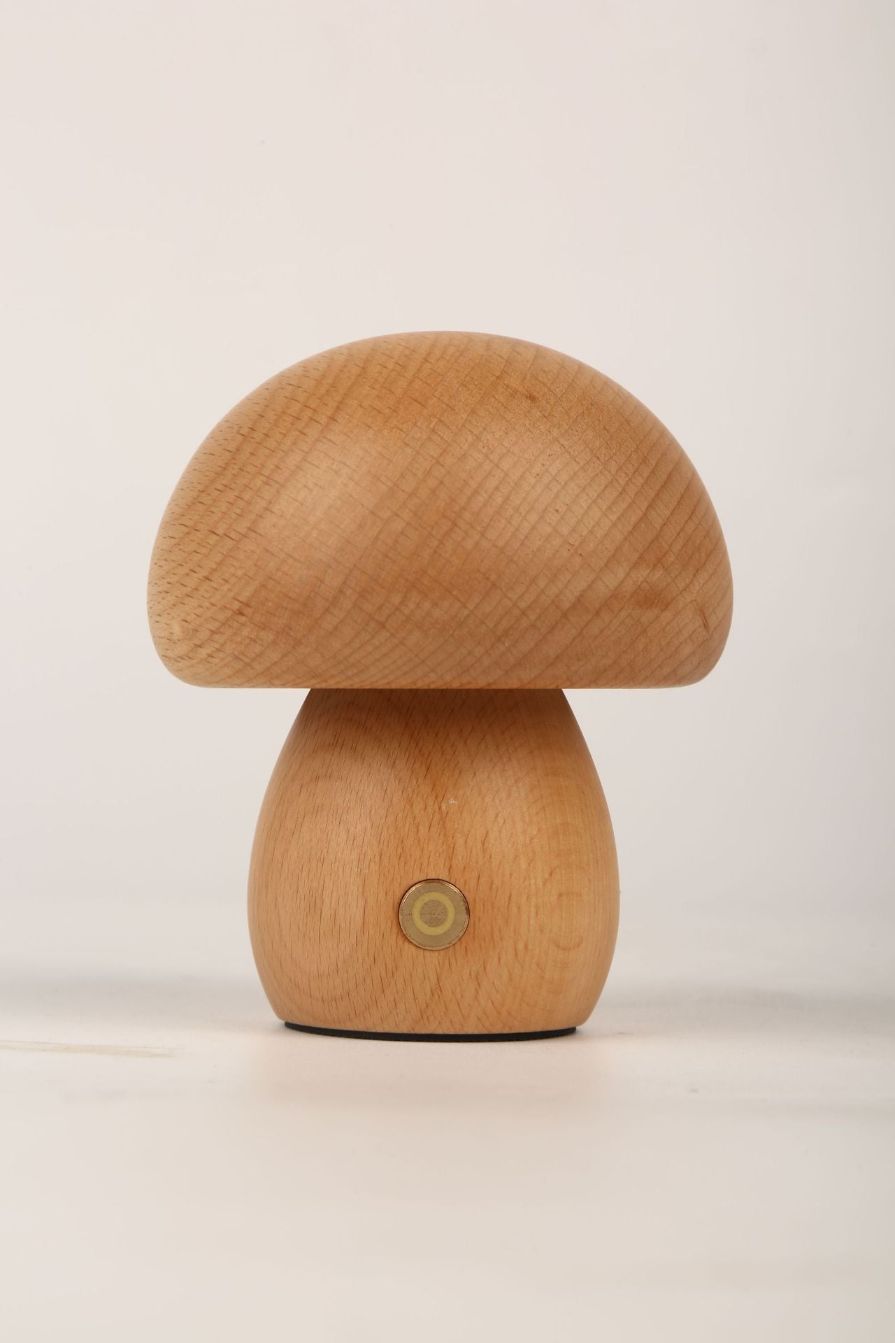 Wooden Mushroom Rechargeable Touch Lamp