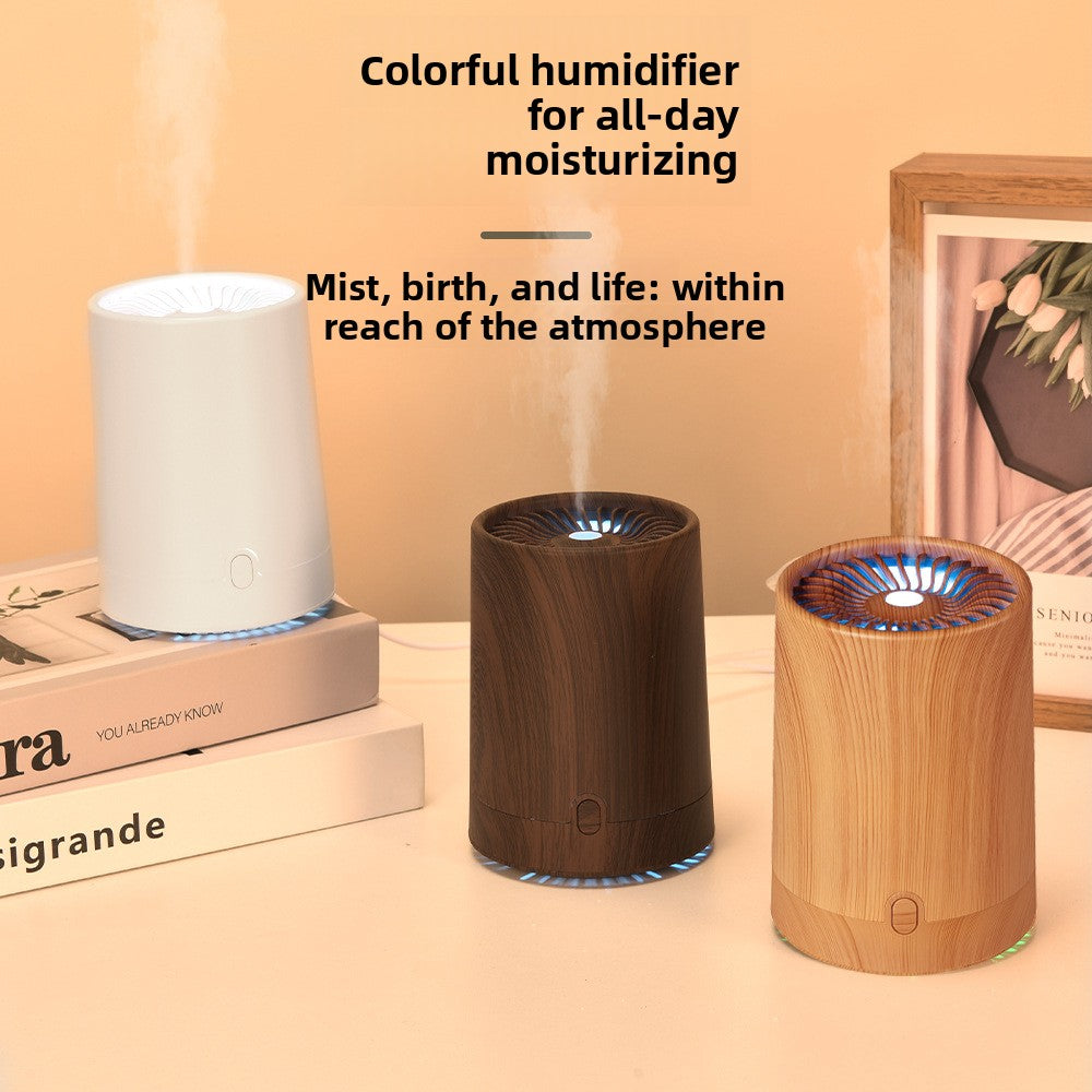 Wood Grain Ultrasonic Aromatherapy Humidifier