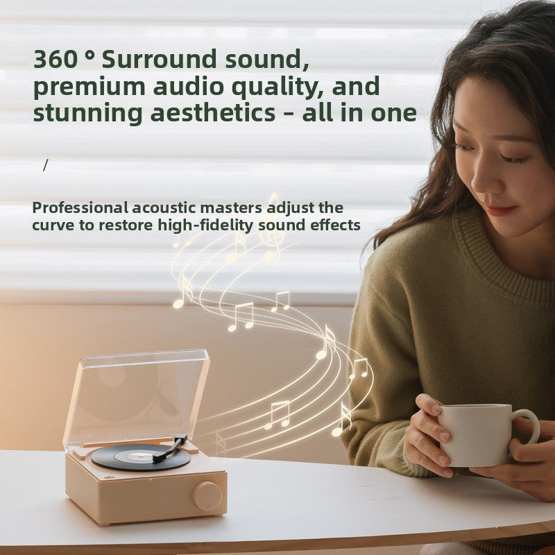 Mini Vinyl Bluetooth Speaker