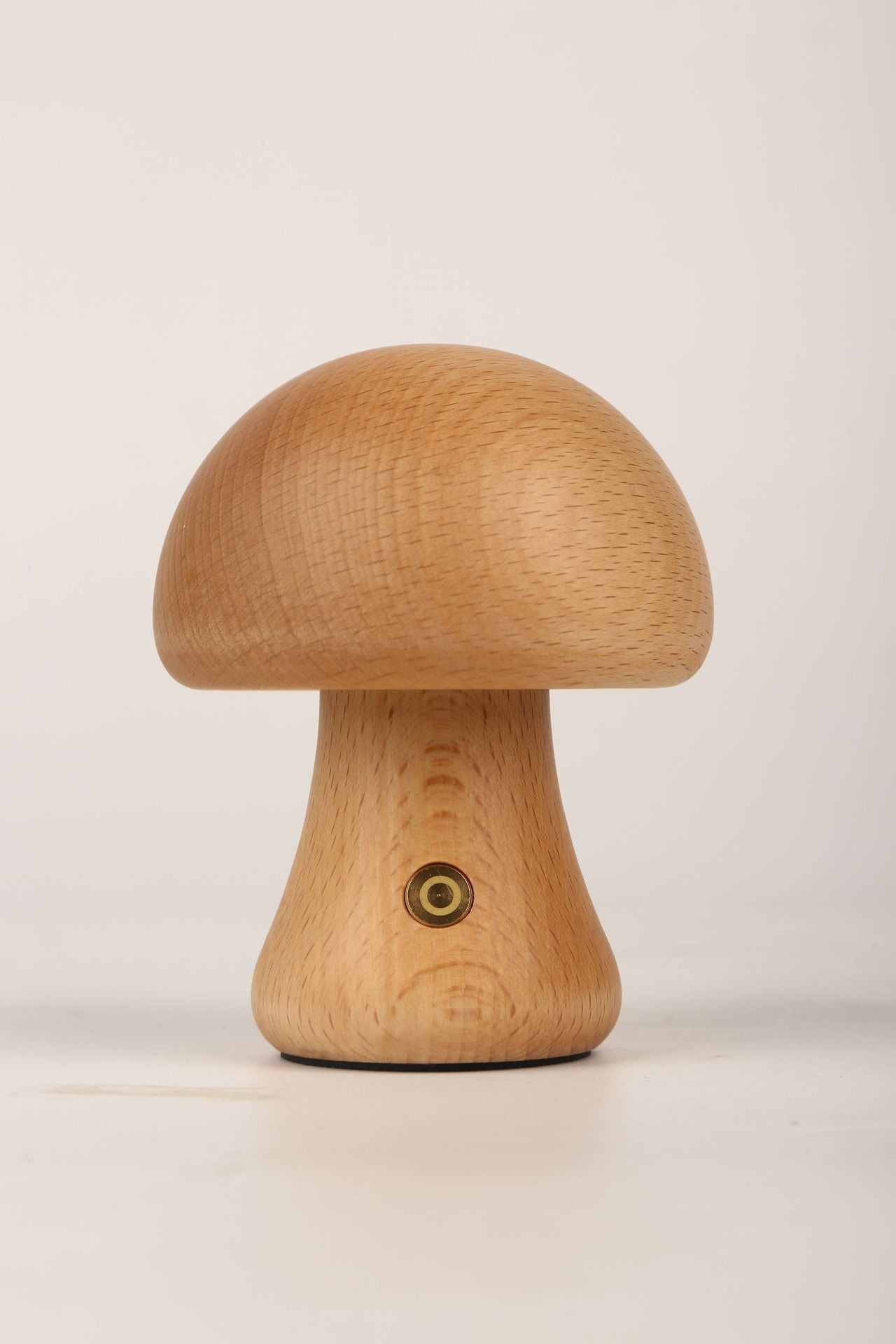 Wooden Mushroom Rechargeable Touch Lamp