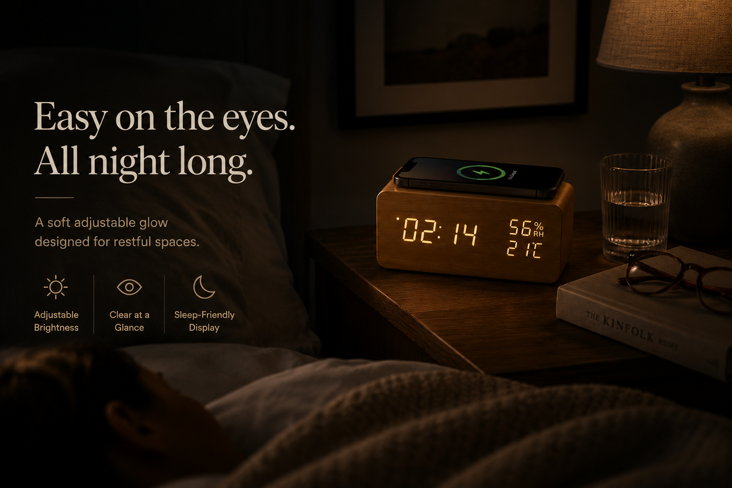 Hearthside Charging Clock