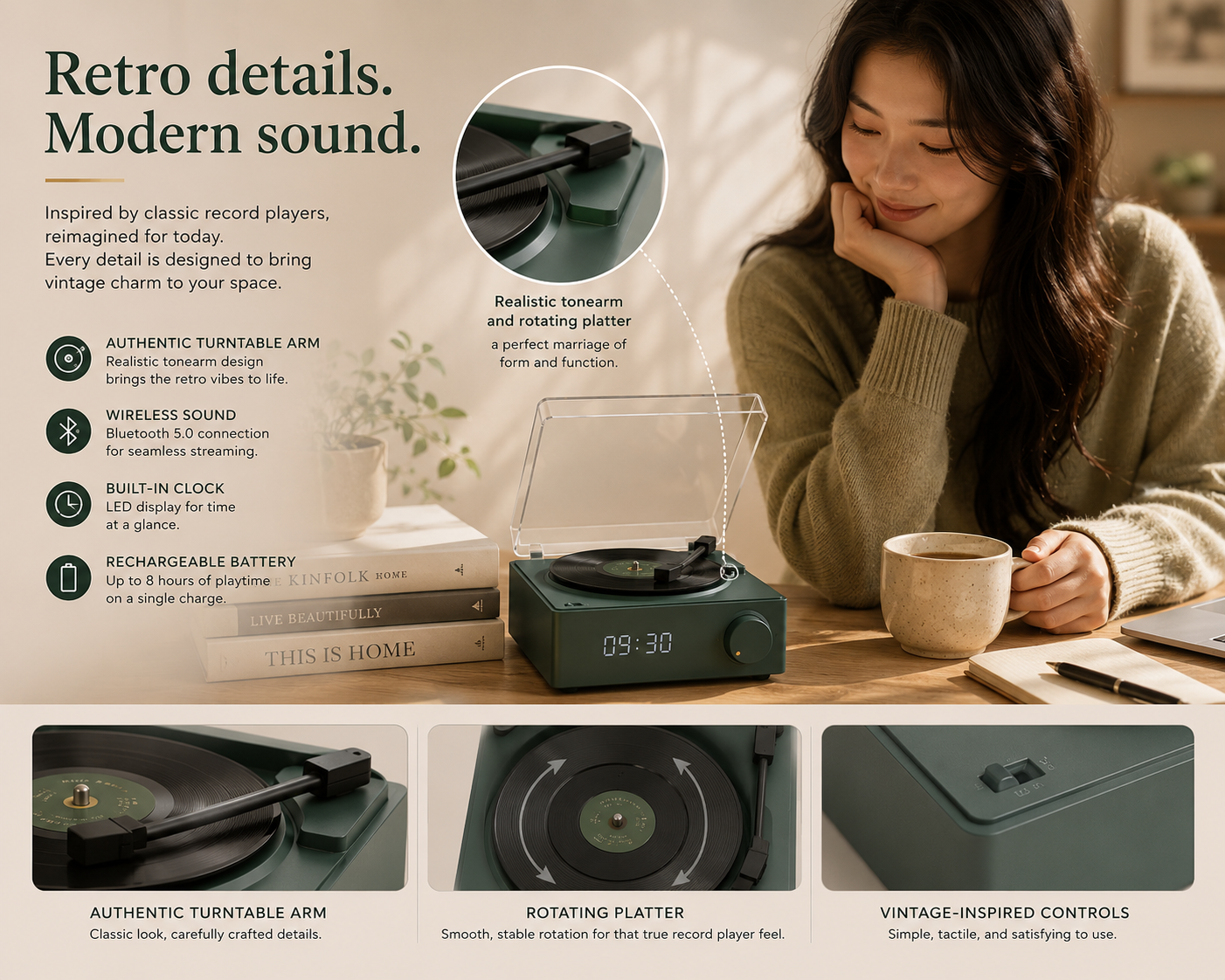 Rewind Vinyl Speaker