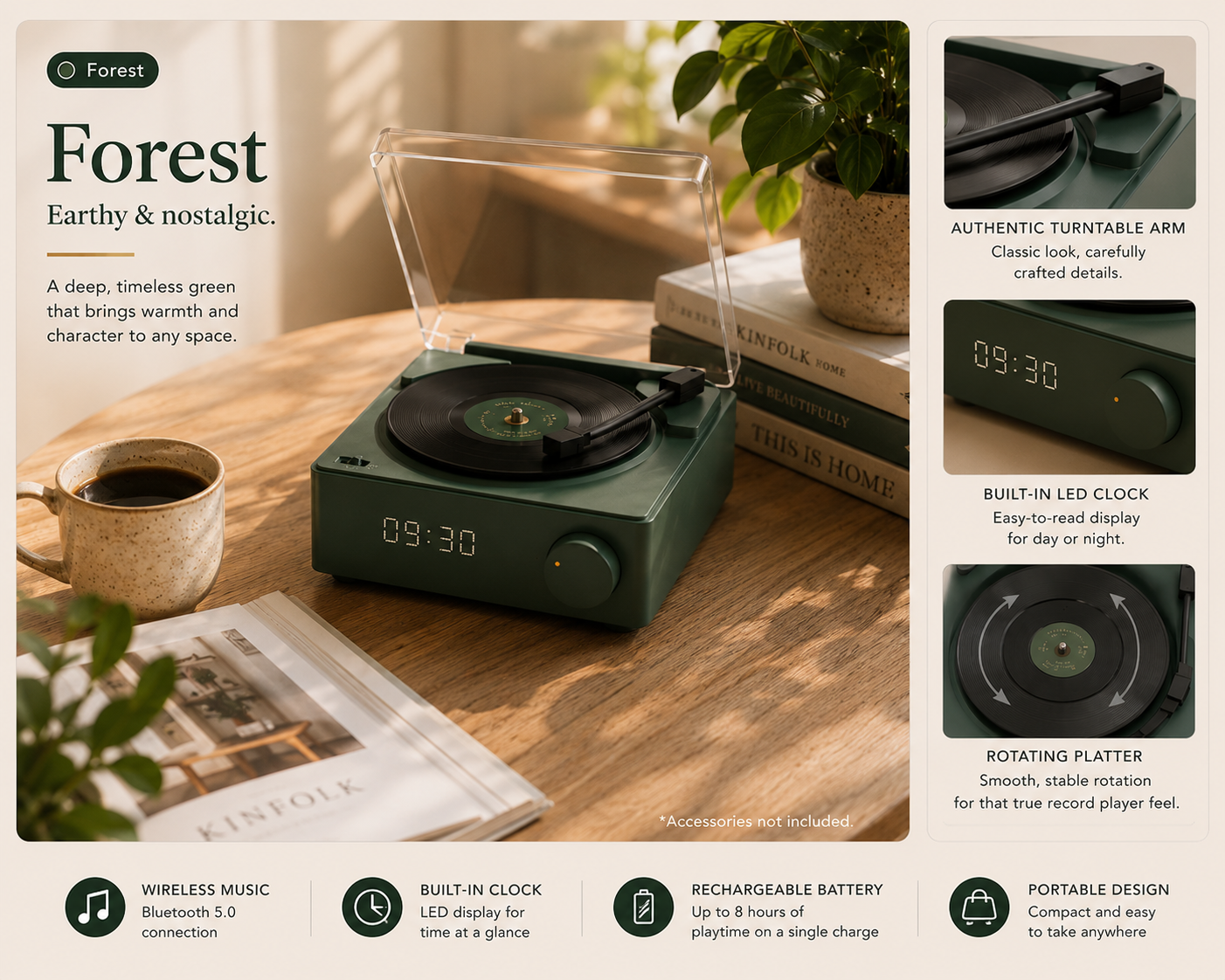 Rewind Vinyl Speaker