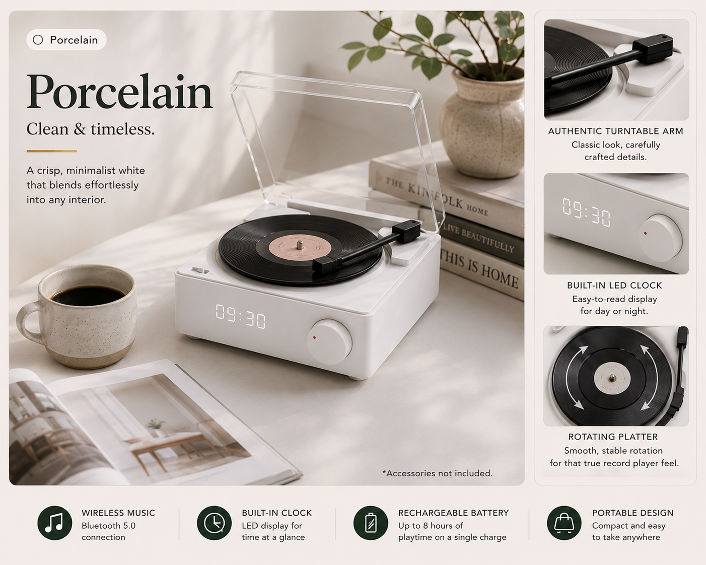 Rewind Vinyl Speaker