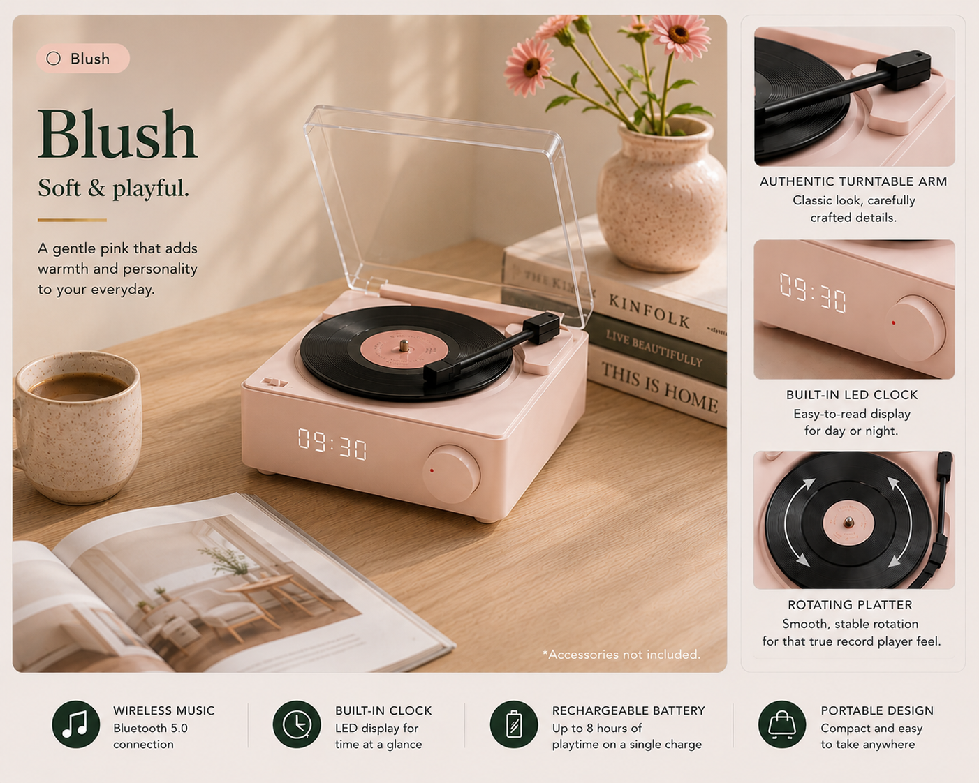 Rewind Vinyl Speaker