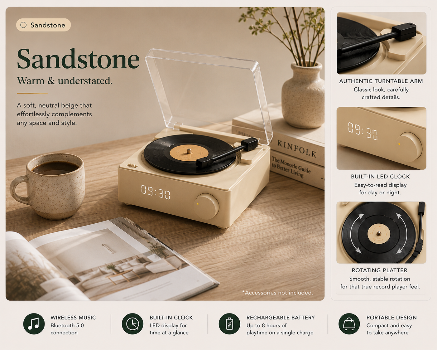Rewind Vinyl Speaker