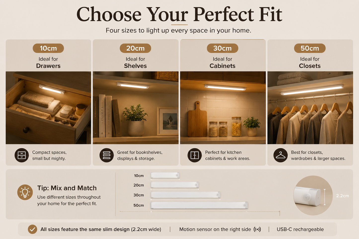 MotionSense™ Wireless Motion Sensor Light Bar