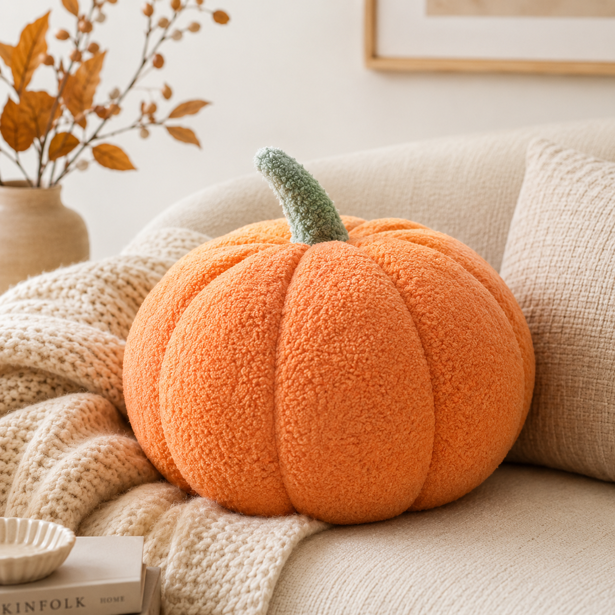 Harvest Pumpkin Pillow