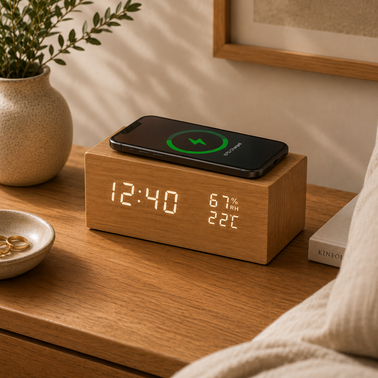 Hearthside Charging Clock