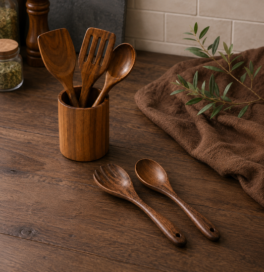 Acacia Wooden Kitchen Utensils